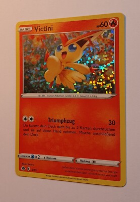 Pokemon Victini 5/15 McDonalds Promo 2022 DE Holo | eBay Pokemon Victini 5/15 McDonalds Promo 2022 DE Holo | eBay