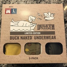 3 Pack Duluth Mens Limited Edition Buck Naked...