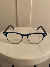 VINTAGE 60's HORN RIM STYLE BIFOCALS EYEGLASSES READERS