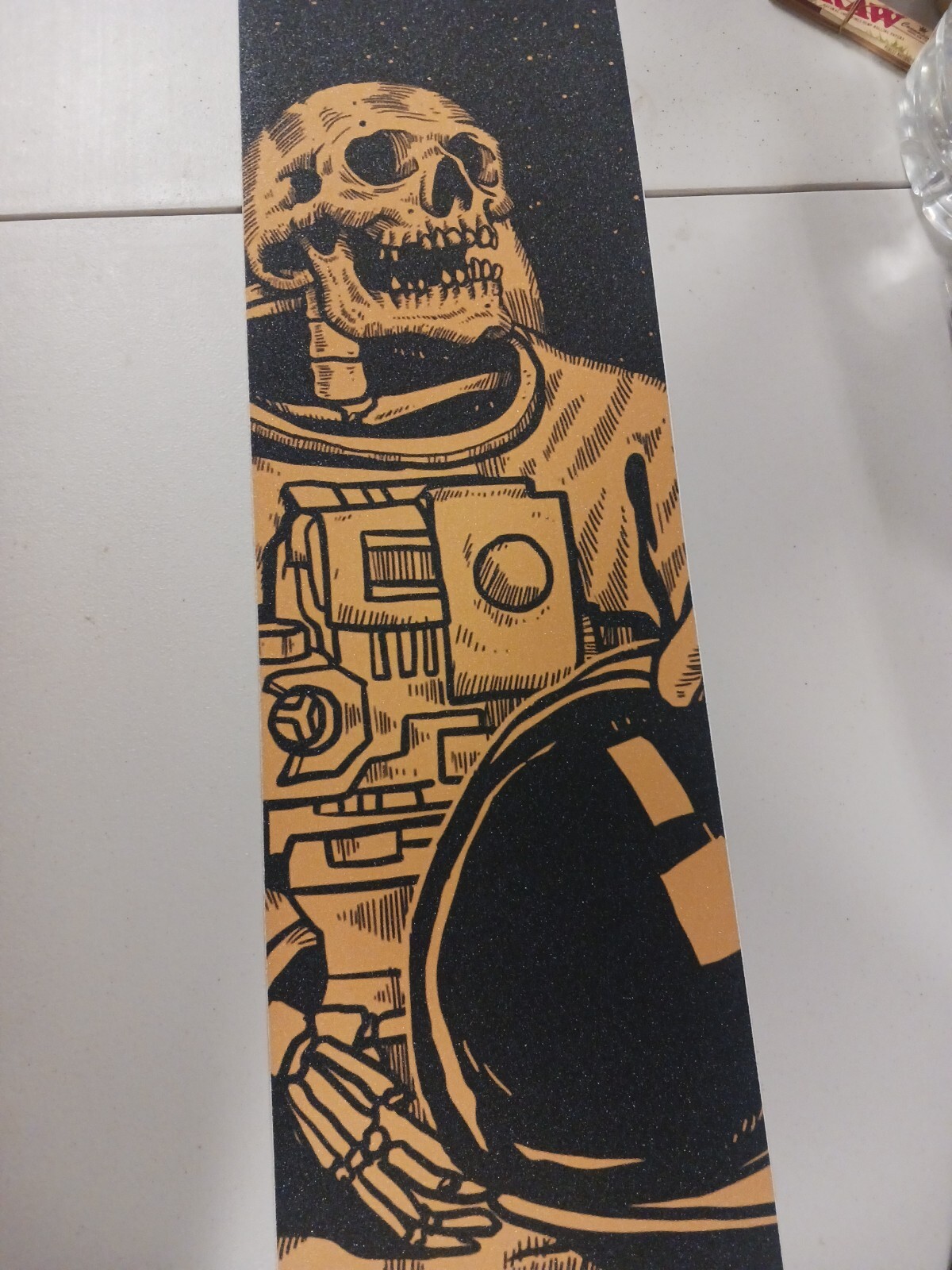 Astronaut Skateboard Deck Grip Tape-image