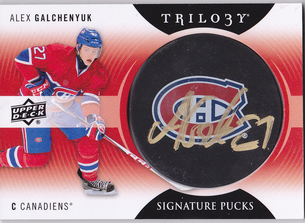 Carte De Collection Panini Trésors Nationaux 2013-14 - Alex Galchenyuk Auto / Maillot 3/25