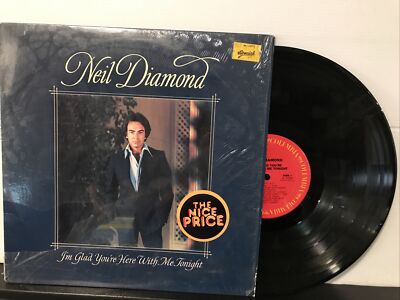 Neil Diamond    I'm Glad You're Here With Me Tonight LP 1977 Columbia  EX/EX