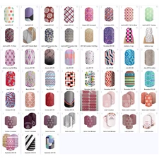 Jamberry Nail Wraps Half Sheets **HOST, RARE, REWARD,INCENTIVE** FREE SHIP B3G1