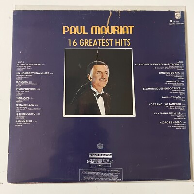 Paul Mauriat, 16 Greatest Hits, 1983 Mexican Lp, Jazz | eBay