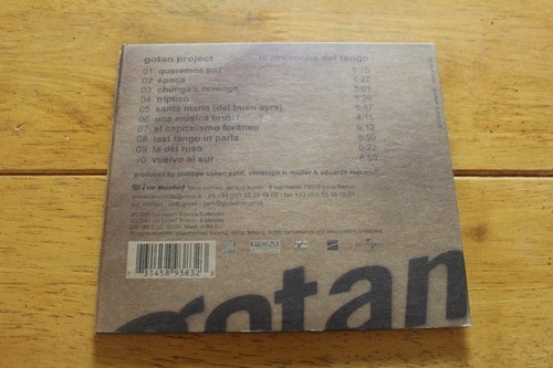 GOTAN PROJECT - LA REVANCHA DEL TANGO CD - Picture 2 of 4