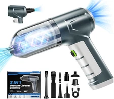 Car Vacuum Cleaner Portable Cordless Handheld 3 in 1 High Power