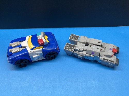 Turbo Change Megatron Transformers Cyberverse TCV-08 & Rescue Bots Chase Police - Picture 11 of 11