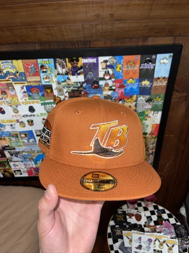 HAT CLUB EXCLUSIVE “CAMPFIRE” TAMPA BAY DEVIL RAYS TROPICANA FIELD SIZE 7