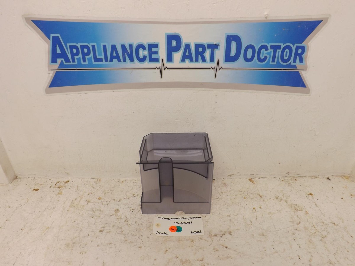 Miele Coffee Maker 9630281 Transparent Gray Drawer Used