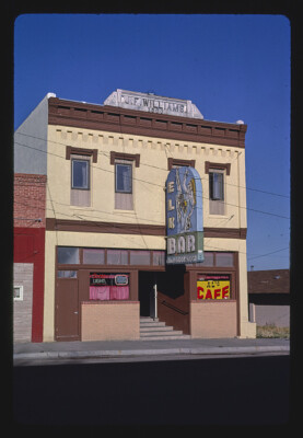 Al's Cafe Elk Bar Chinook Montana Historic Americana Old Photo