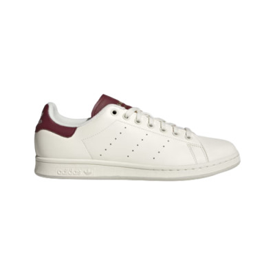 [GX4420] Adidas Men's Authentic Stan Smith White Grey Burgundy Sneakers *NEW*