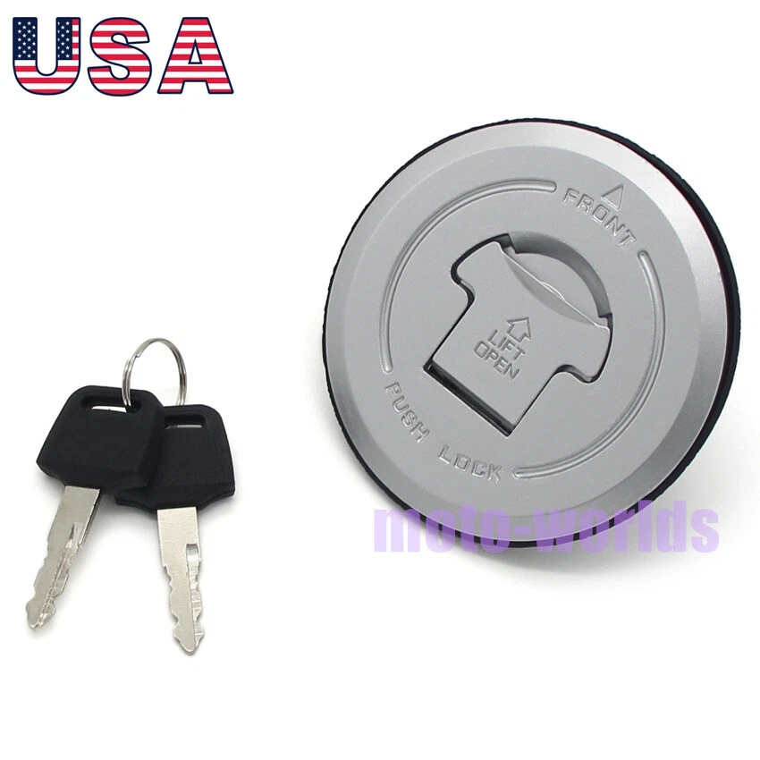 Fuel Gas Tank Cap Cover Key Fit for Honda VTX1800 N1 N3 2004-2008 / N2 2004-2007 Foto 3 de 4