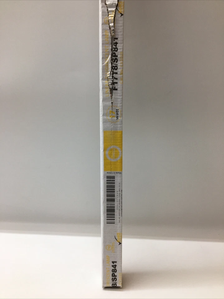 F17T8/SP841 17-Watt T8 Linear Fluorescent Light Bulb Medium Bi Pin 24” 4100K 6pk - Image 3 of 4