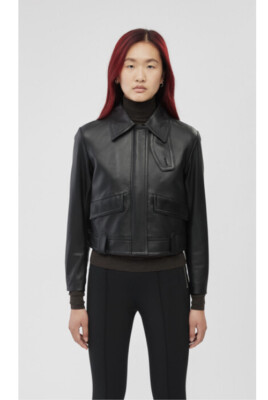 MACKAGE Lennox Lamb Leather Jacket