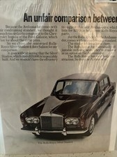 Rolls Royce Silver Shadow and The Ambassador Car Advertisement