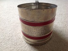 VINTAGE SIFTER BY SIFT-CHINE, DOUBLE SIFTER, RED STRIPES, MADE IN USA!
