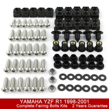 Complete Fairing Bolts Kit Nut Body Screw Fit For Yamaha YZF-R1 YZF R1 1998-2001