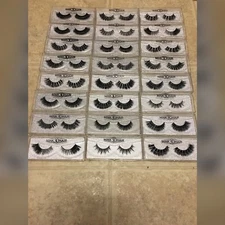 Soft Natural 3D Mink False Eyelashes Cross Messy Eye Lashes Extension Cosmetic