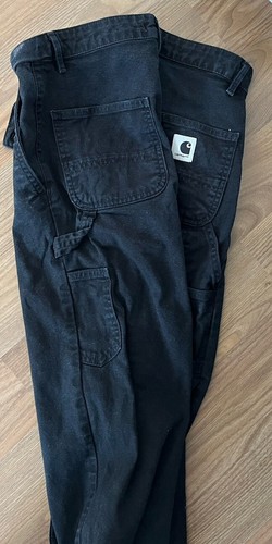 Carhartt Hose Cargohose Boyfriend pierce pant schwarz Gr. 25 / ca 164 - Bild 7 von 9