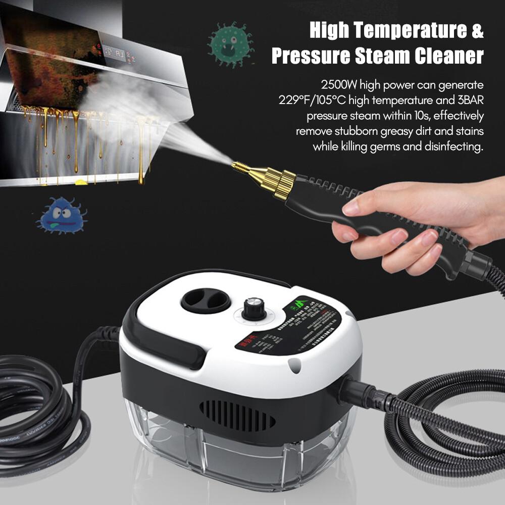 2500W Handheld High Temperature Pressurized Steam Cleaning Machine