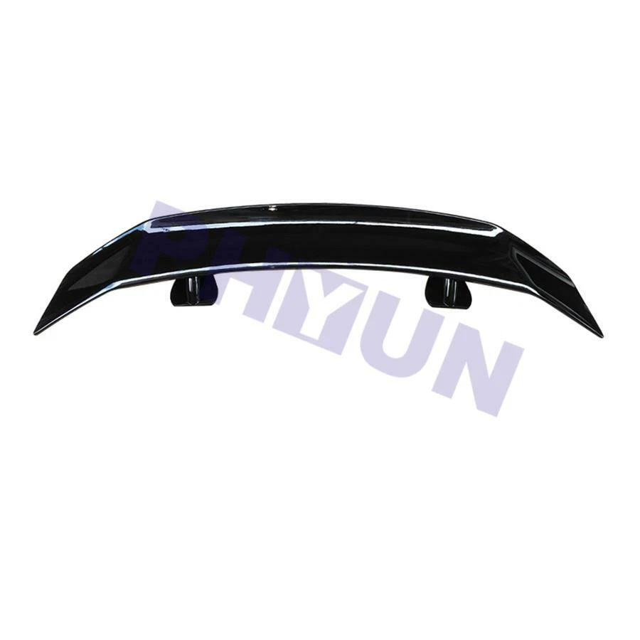 53" Universal Race Car Trunk Rear Spoiler Wing Tail-line Glossy Black + Adhesive Foto 2 de 4