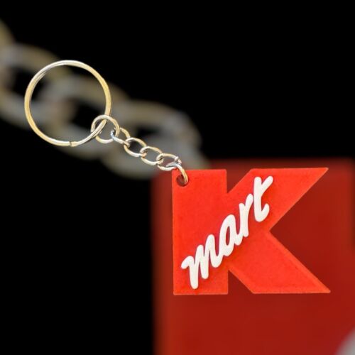 Porte-clés logo rétro Kmart - imprimé en 3D, charme nostalgique ! - Photo 1 sur 4