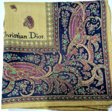 HANDKERCHIEF VINTAGE CLASSIC PAISLEY PATTERNED COTTON 19" MEN POCKET