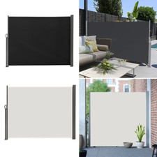 Retractable Awning Privacy Screen Blind Shade Large Side Canopy Patio Garden UK