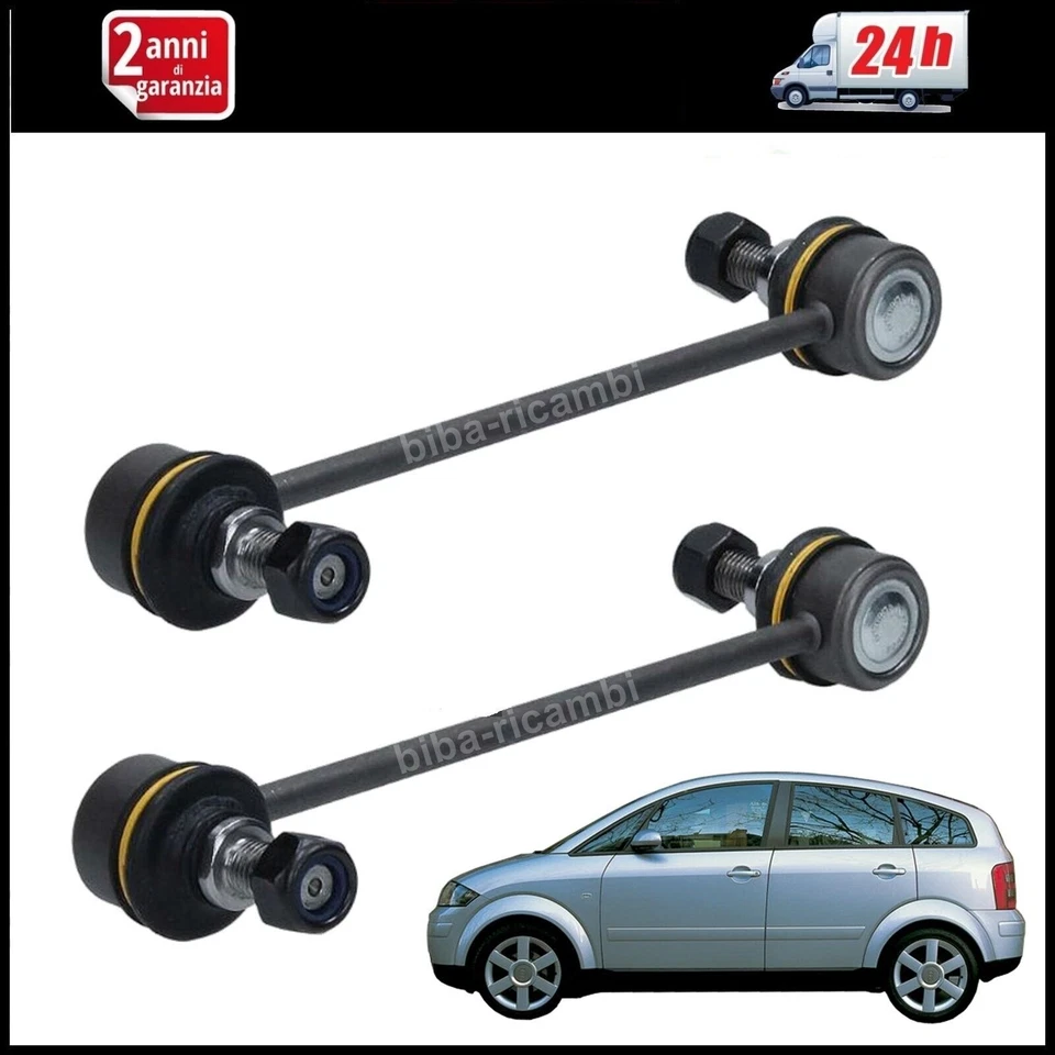 Tiranti Biellette Barra Stabilizzatrice Anteriore Audi A2 art.39340 - Immagine 2 di 3