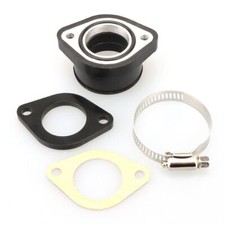 Nibbi Universal Flange Adapter Carb Intake Manifold Rubber Boot Dirt Pit Bike