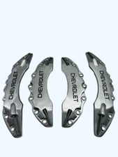 CHEVROLET BLACK GRAY RED  METAL CALİPER COVERS DİSC BRAKE CALİPER COVER 4 PCS