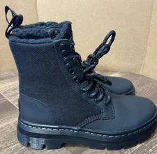 NEW Dr. Doc Martins Air Wair Black Boots Combs 2 FL 3M Thinsulate Men's Size 4