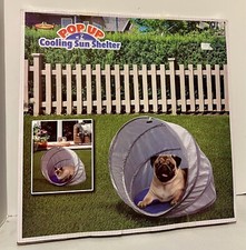 Pop Up Tent Beach UV Fold Sun Shelter Tent for Small Pets, Cooling Gel Pad NEW