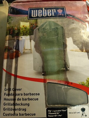 Weber 7175 Premium Grill Cover Compatible With 18'' Charcoal Grills Free Ship B34