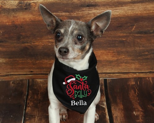custom embroidered dog bandanas