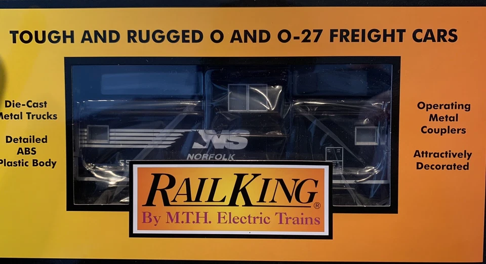 MTH RAILKING SCALE NORFOLK SOUTHERN EXTENDED VISION CABOOSE! O GAUGE TRAIN NS - Image 2 of 2