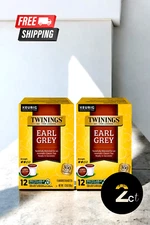 Twinings Earl Grey Tea K-Cup Pods 12ct x 2 | Citrus Bergamot Black Tea
