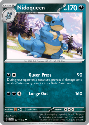 Nidoqueen 31/165 Uncommon | 151 | Pokemon Card | eBay