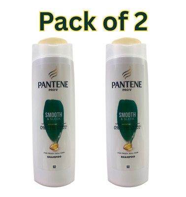 Pantene Pro-V Smooth & Sleek Shampoo, 400 mL (2 Pack)