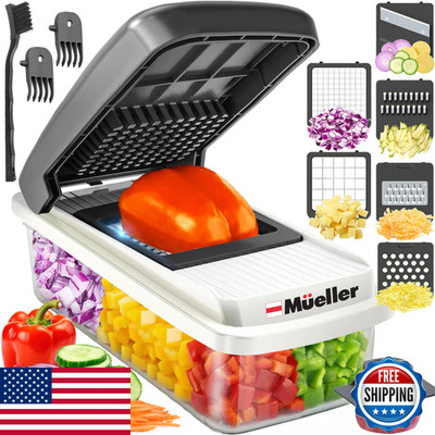 Mueller Vegetable Chopper Mandoline Slicer Food Veggie Chopper Cheese Grater