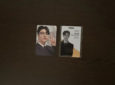 Ateez x Nacific Wooyoung Photocard and Office ID set