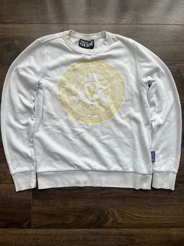 Versace jeans couture men sweatshirt Big Logo Size:M