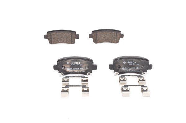 Bosch 0 986 494 586 Bremsbelagsatz, Scheibenbremse For Chevrolet-image