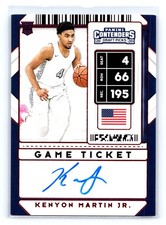2020 Panini Contenders Draft Picks Kenyon Martin Jr. Auto Red Foil #121