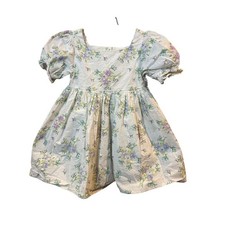 Janie and Jack Floral Seersucker Puff Sleeve Dress