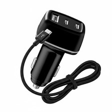 Fast Car Charger PD 20W Dual Port USB Socket Power Adapter For iPhone Samsung