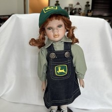 John Deere Porcelain Doll Set 16" Knightsbridge Classical Treasure Collection