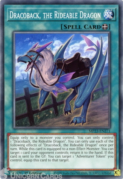 MP23-EN271 Dracoback, the Rideable Dragon :: Common 1st Edition YuGiOh Card