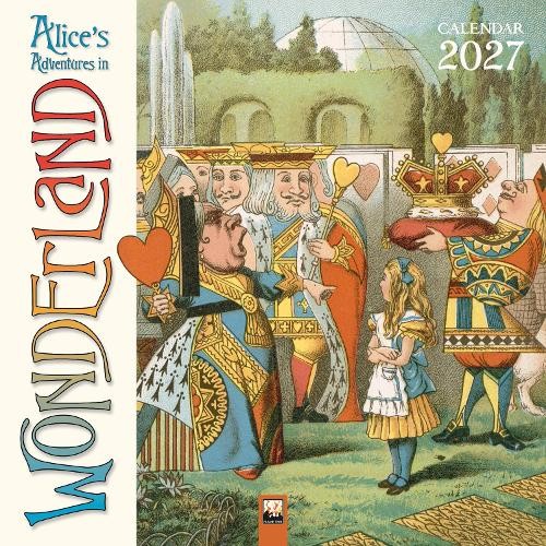 Alice's Adventures In Wonderland Wall Calendar 2027 (Art Calendar) Flame Tree Studio - Image 7