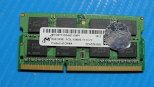Dell 15 7559 Micron 8GB 2Rx8 PC3L-12800S Memory RAM SO-DIMM MT16KTF1G64HZ-1G6P1